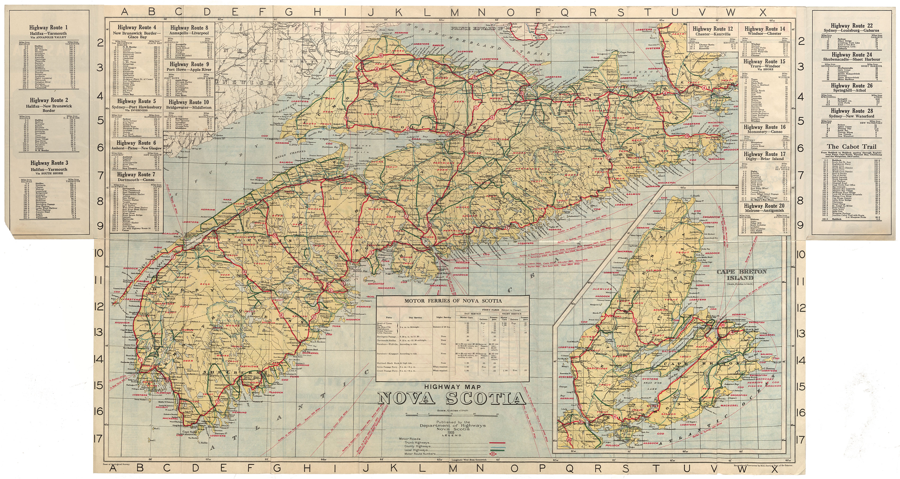 maps : Official highway Map