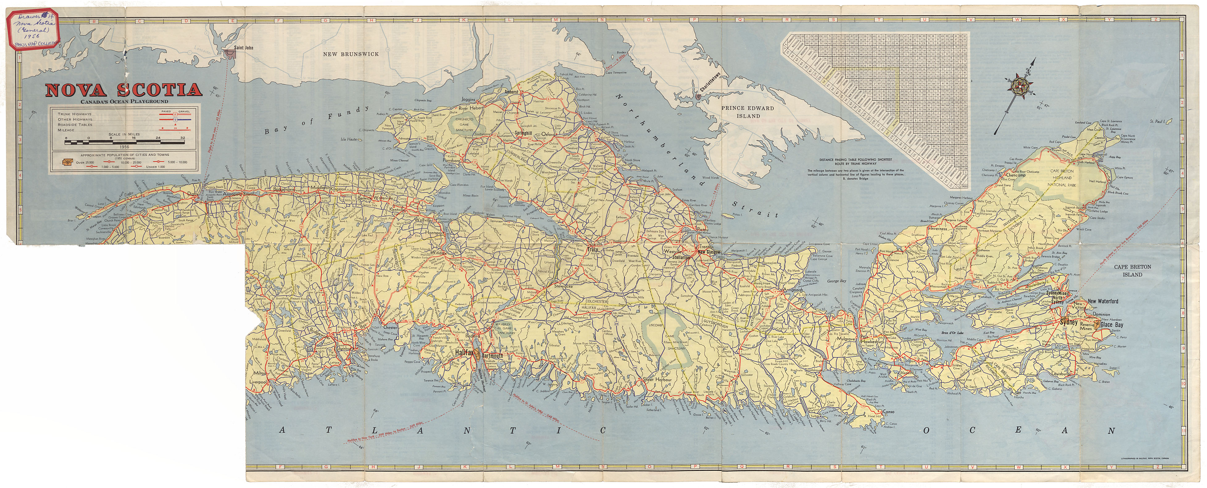 maps : Nova Scotia Official highway map