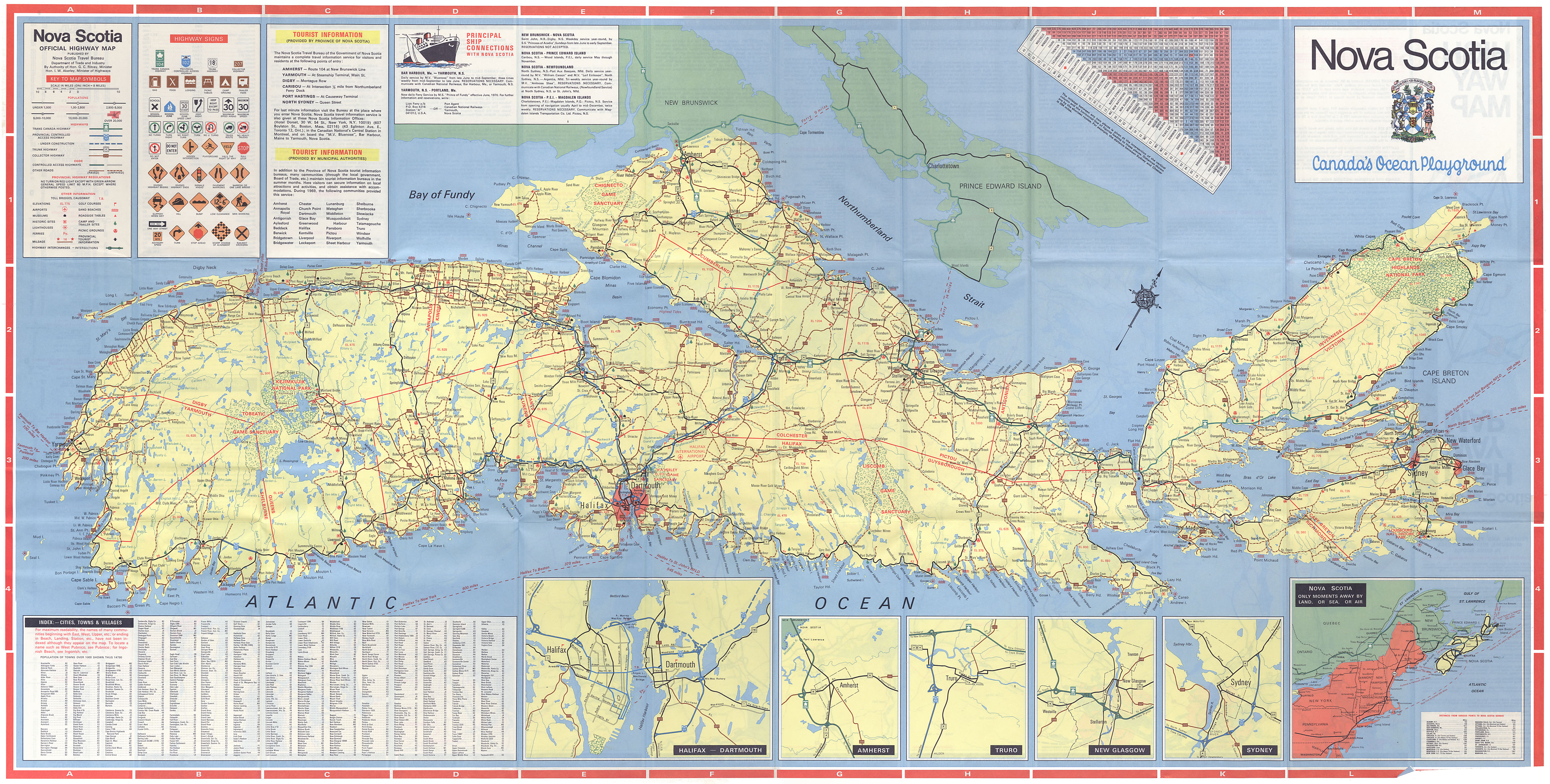 maps : NS Highway Map