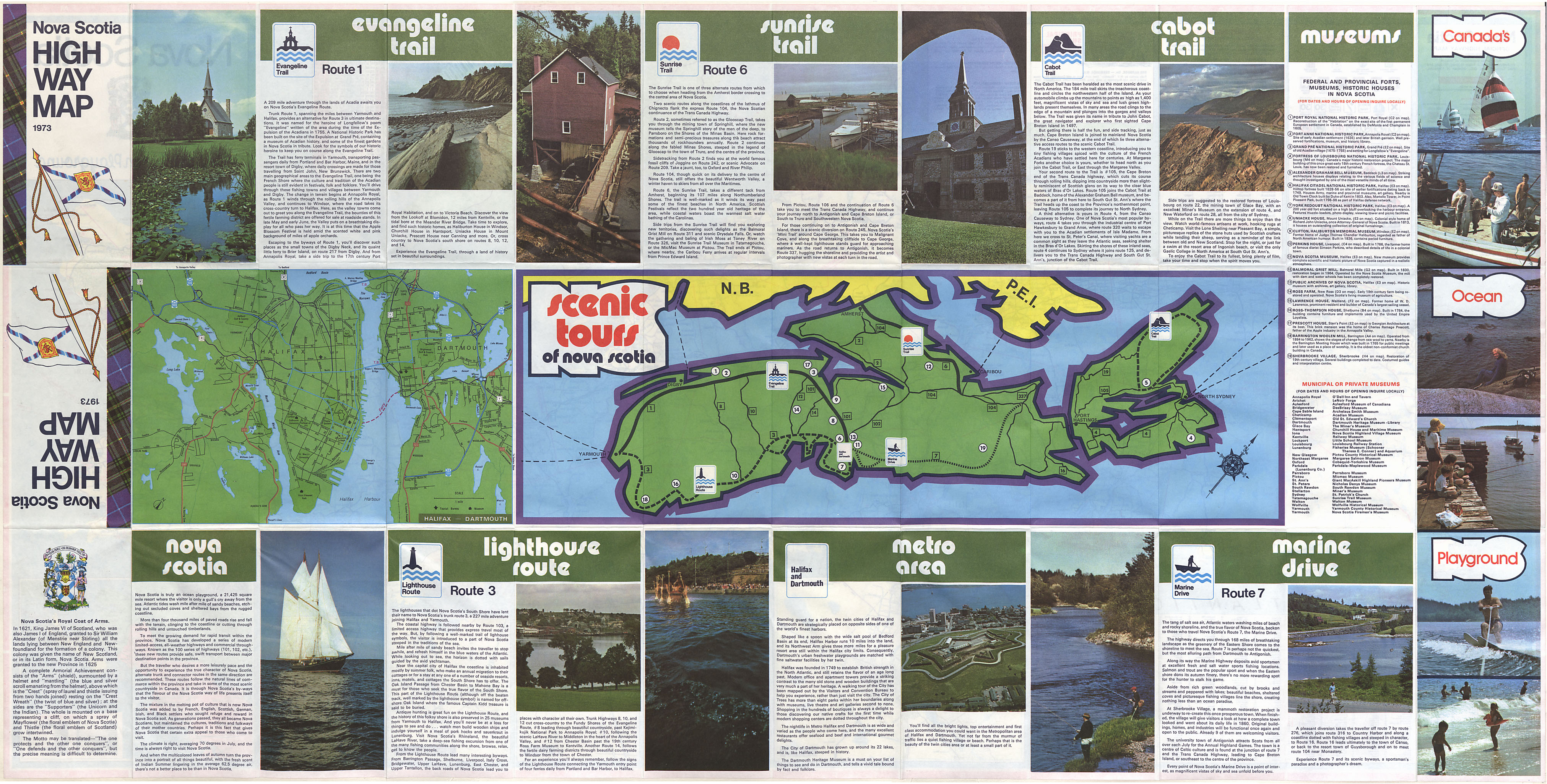 maps : Nova Scotia Highway Map