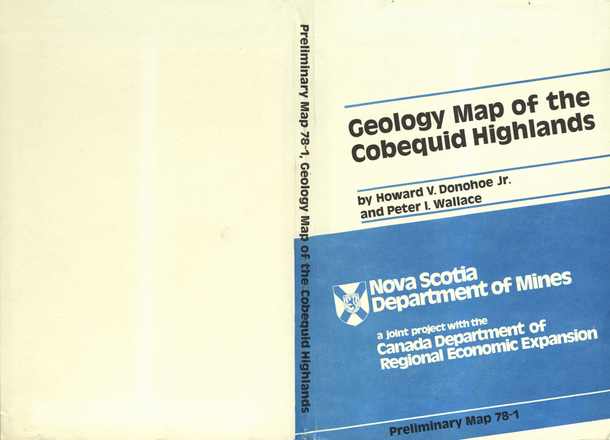 maps : Geology map of the Cobequid highlands