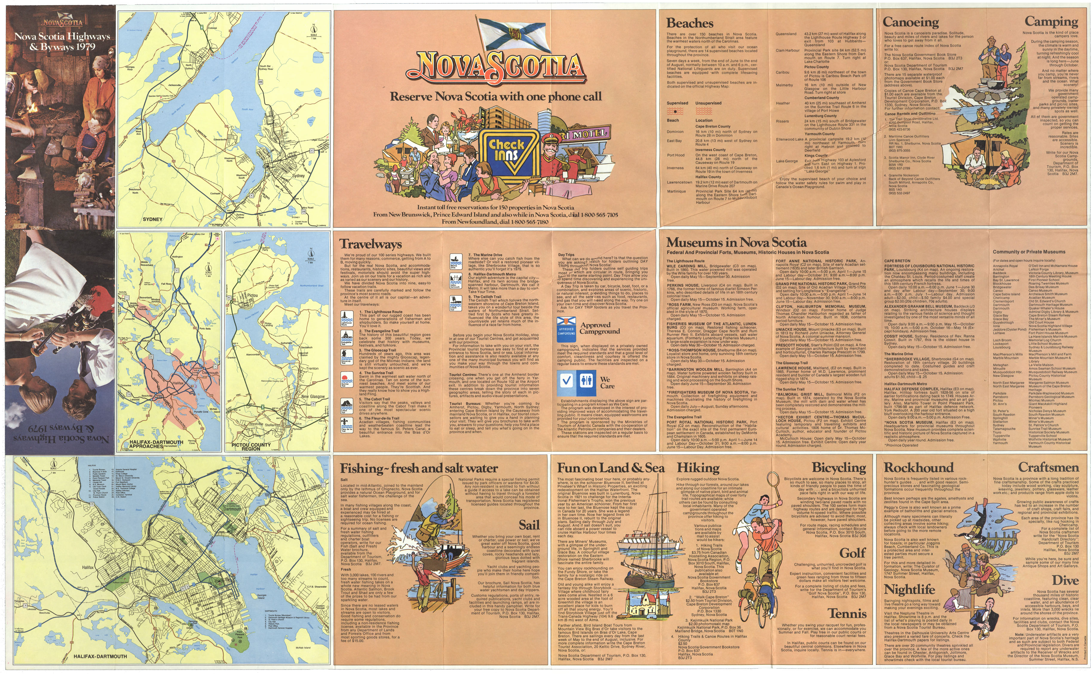 maps : Nova Scotia highways & Byways 1979