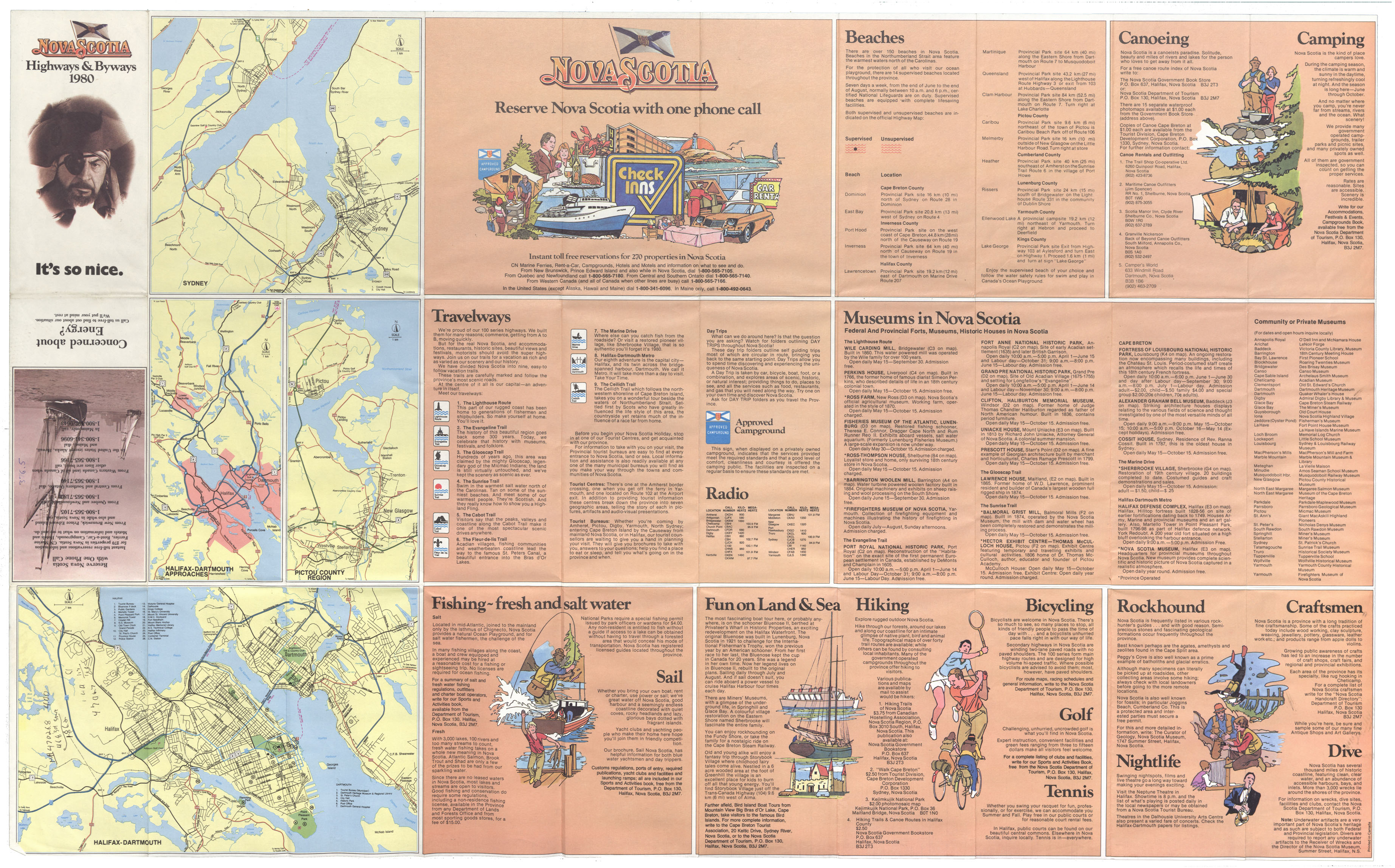 maps : Nova Scotia Tourism Map 82