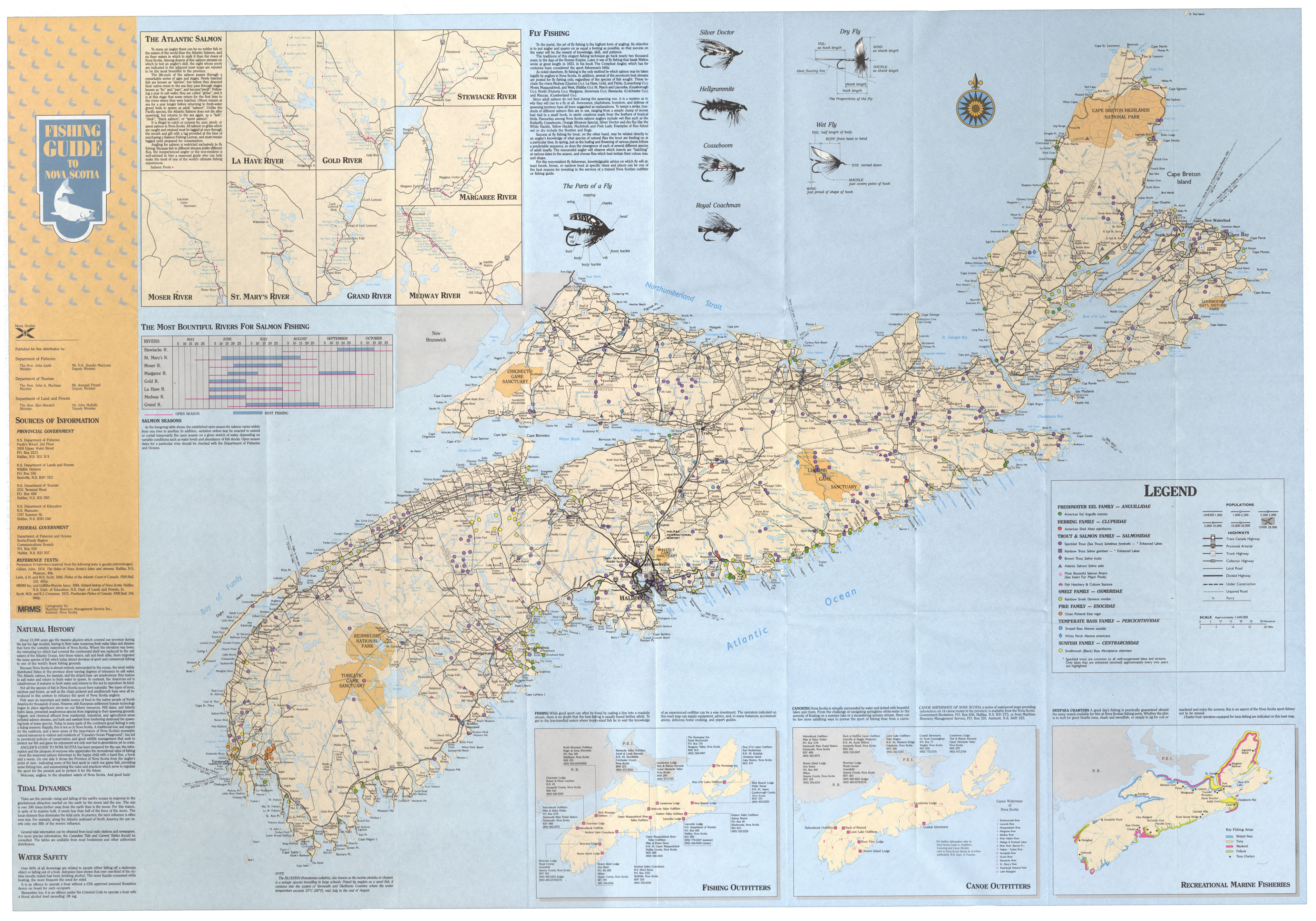 maps : Fishing Guide to Nova Scotia