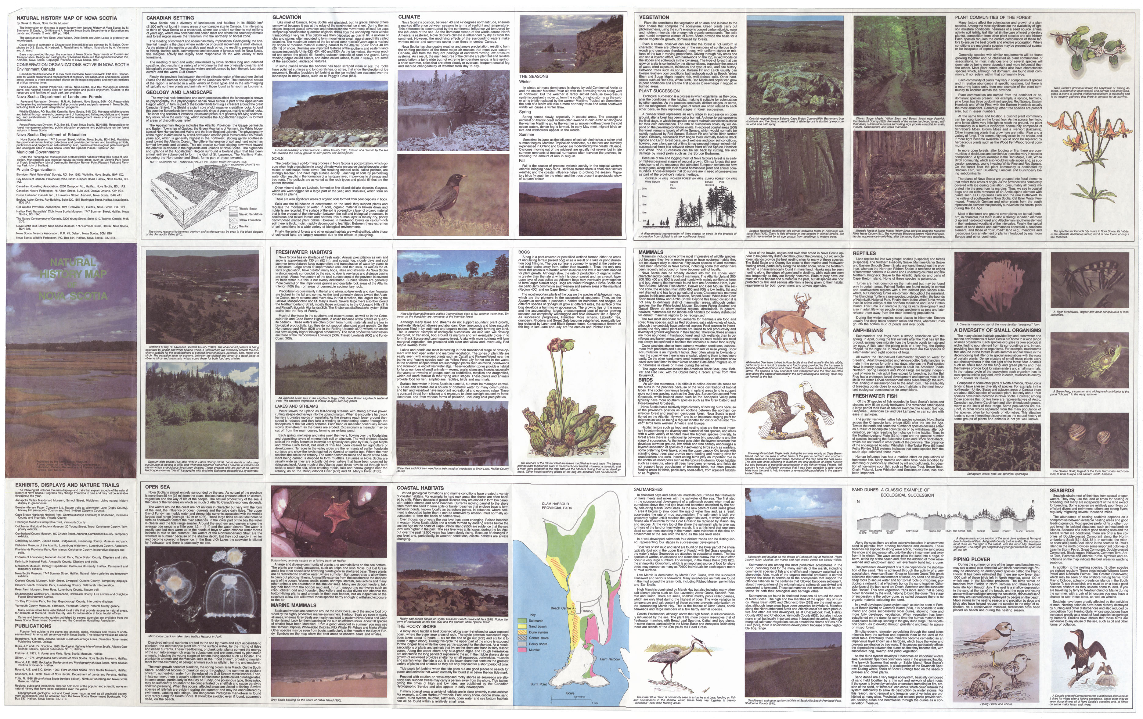 maps : Natural History Map of Nova Scotia