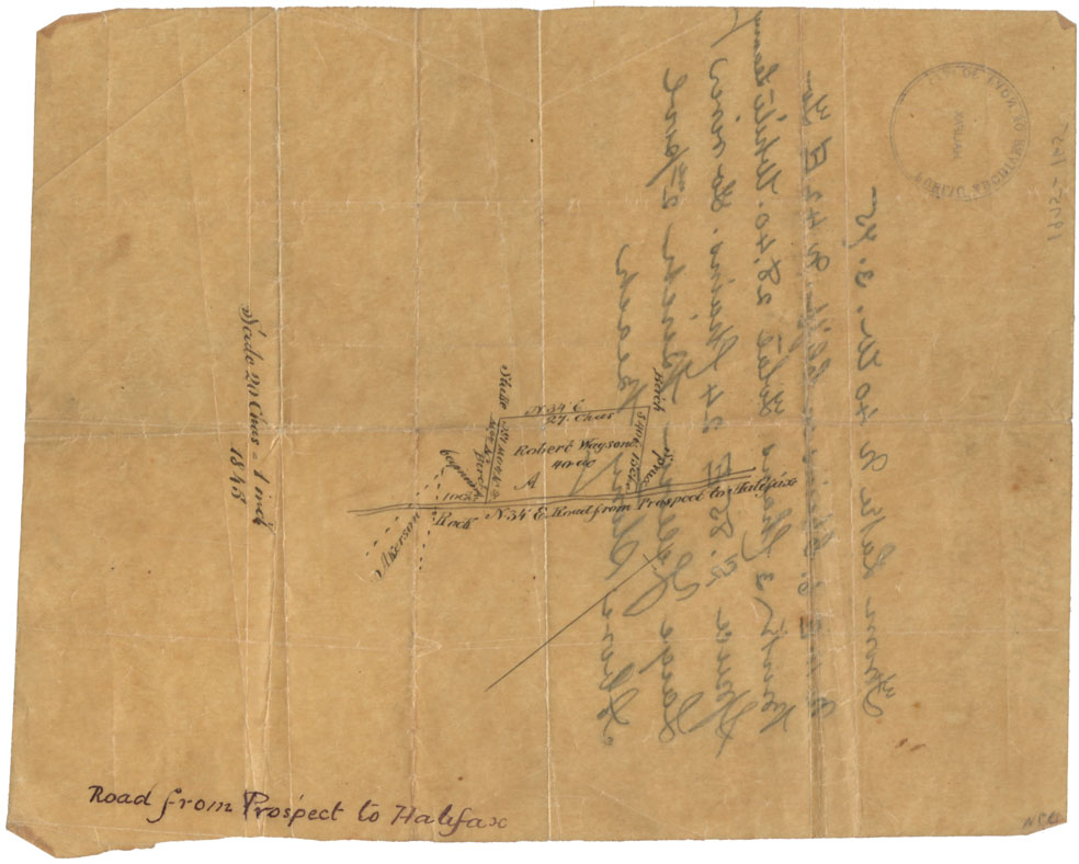 maps : Road from Prospect to Halifax