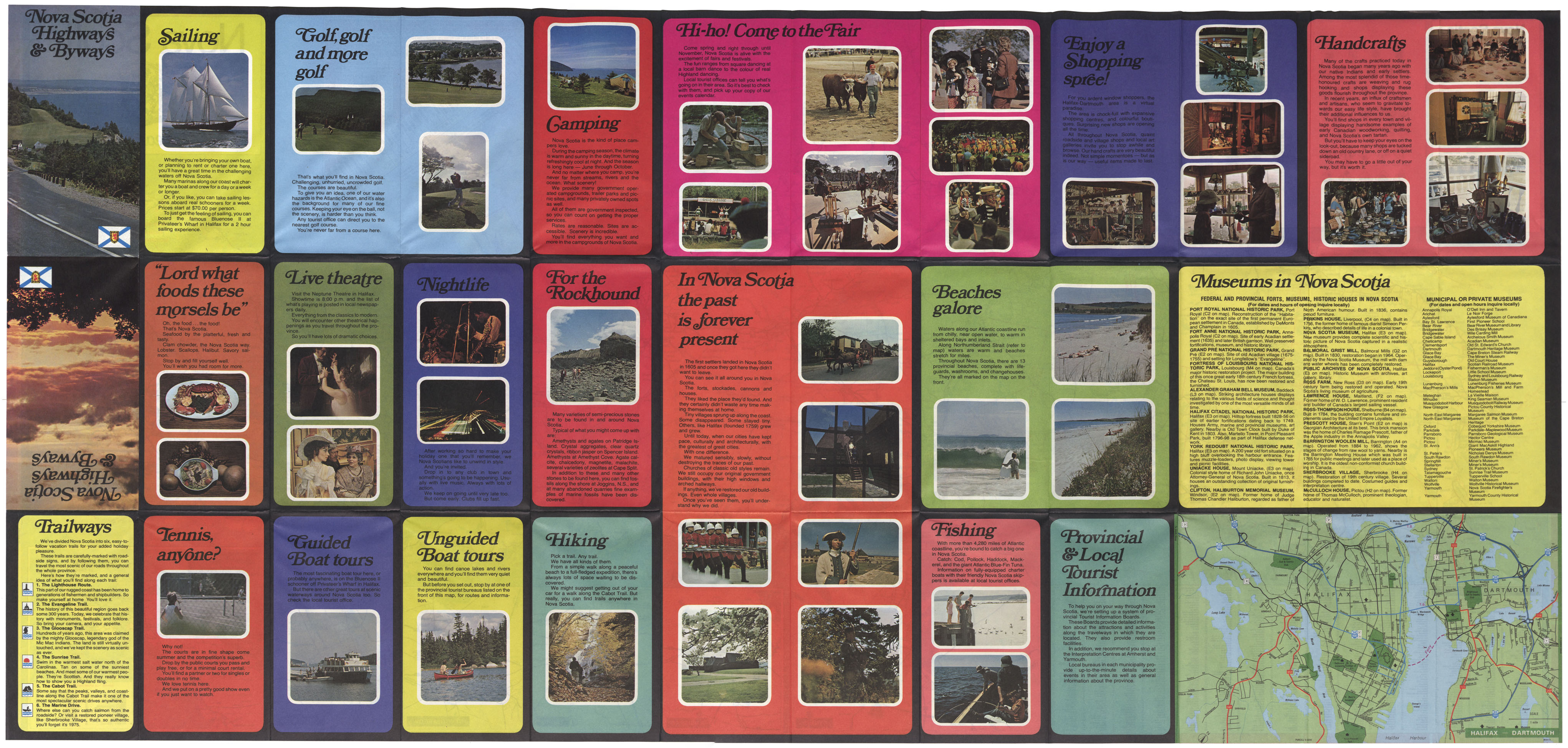 maps : Nova Scotia Highways and Byways