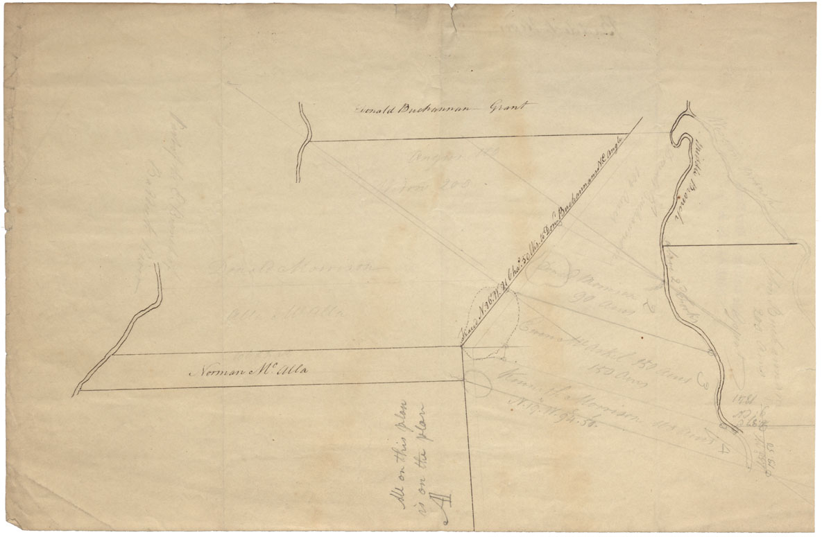 maps : Cape Breton Baddeck River undated c.1841