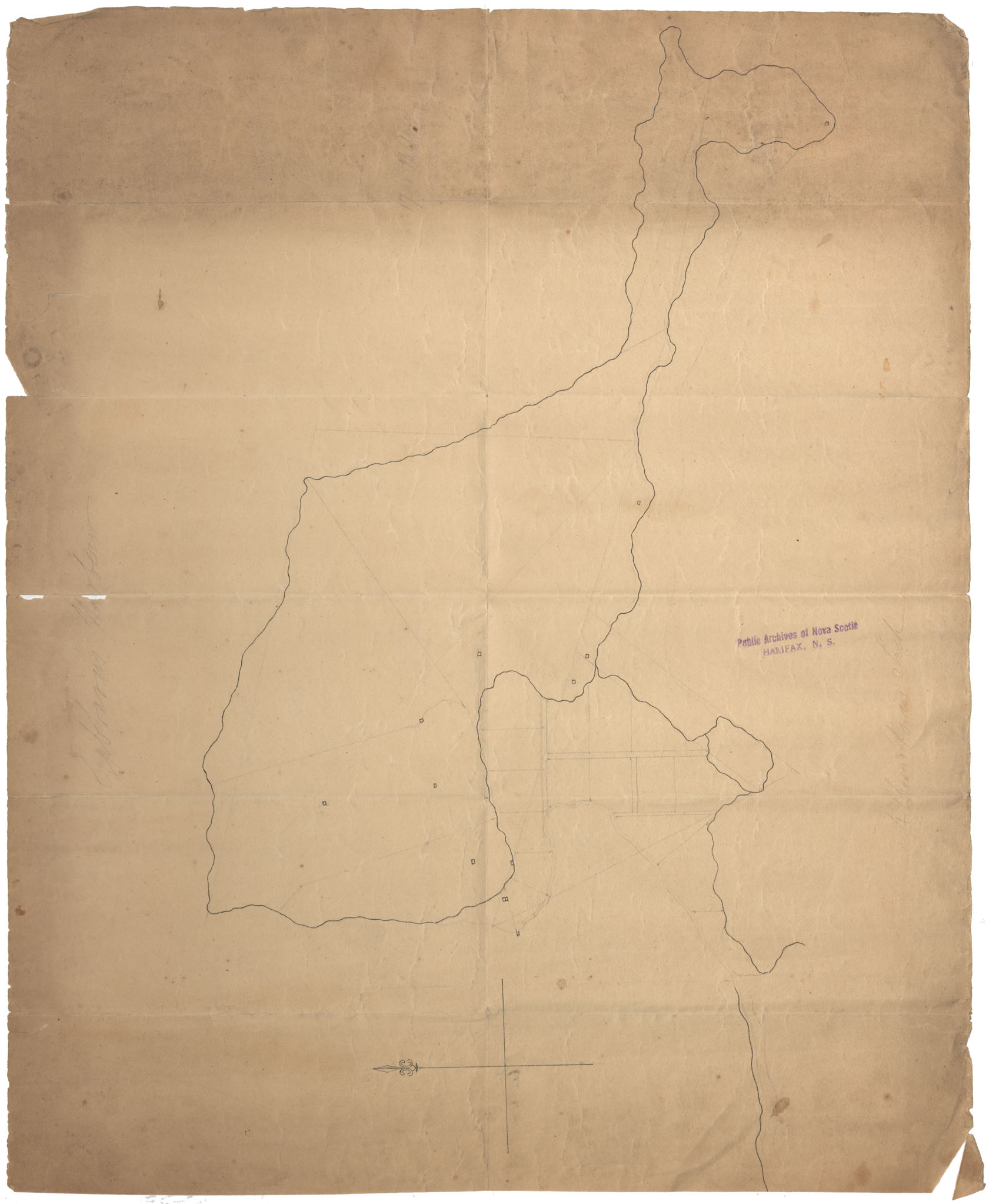 maps : Cape Breton Plan. Gabaros harbour w.c. 1799