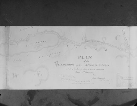 maps : Cape Breton A Sketch of the lots at Lake Horton Gut of canso., w.c. 1818