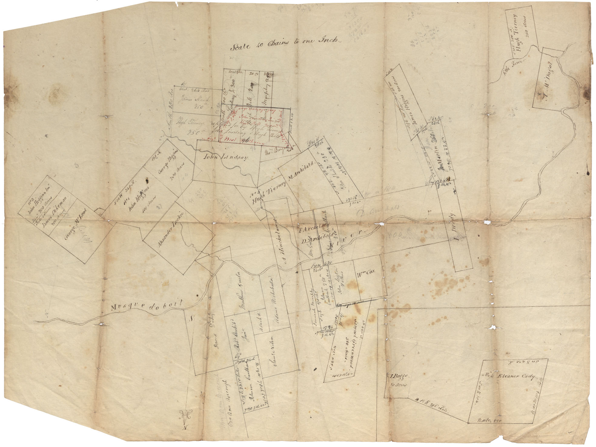 maps : Halifax County Musquodoboit River w.m.1807