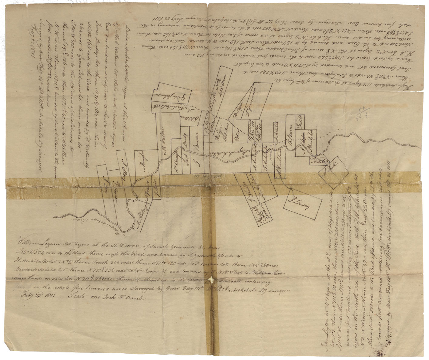 maps : Halifax County Musquodoboit river 1811