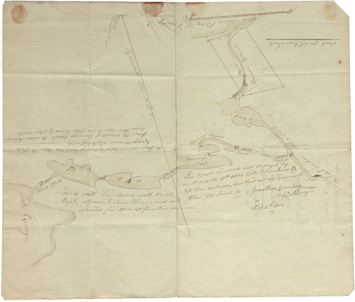 maps : Plan from Lake George to Salmon River