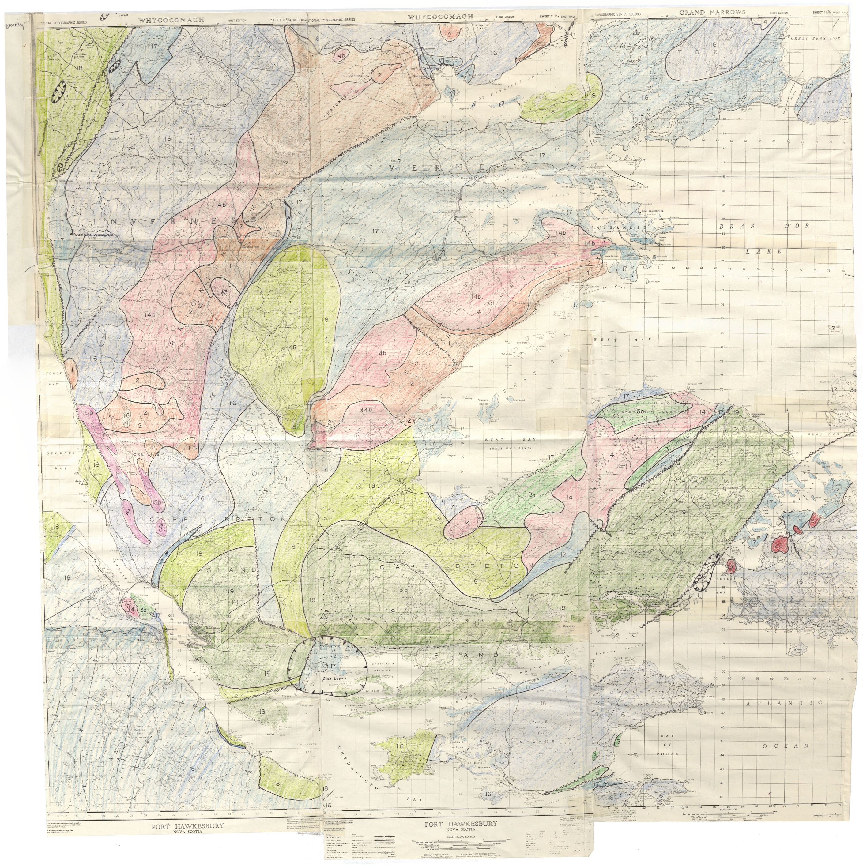 maps : Geological Survey map Cape Breton County
