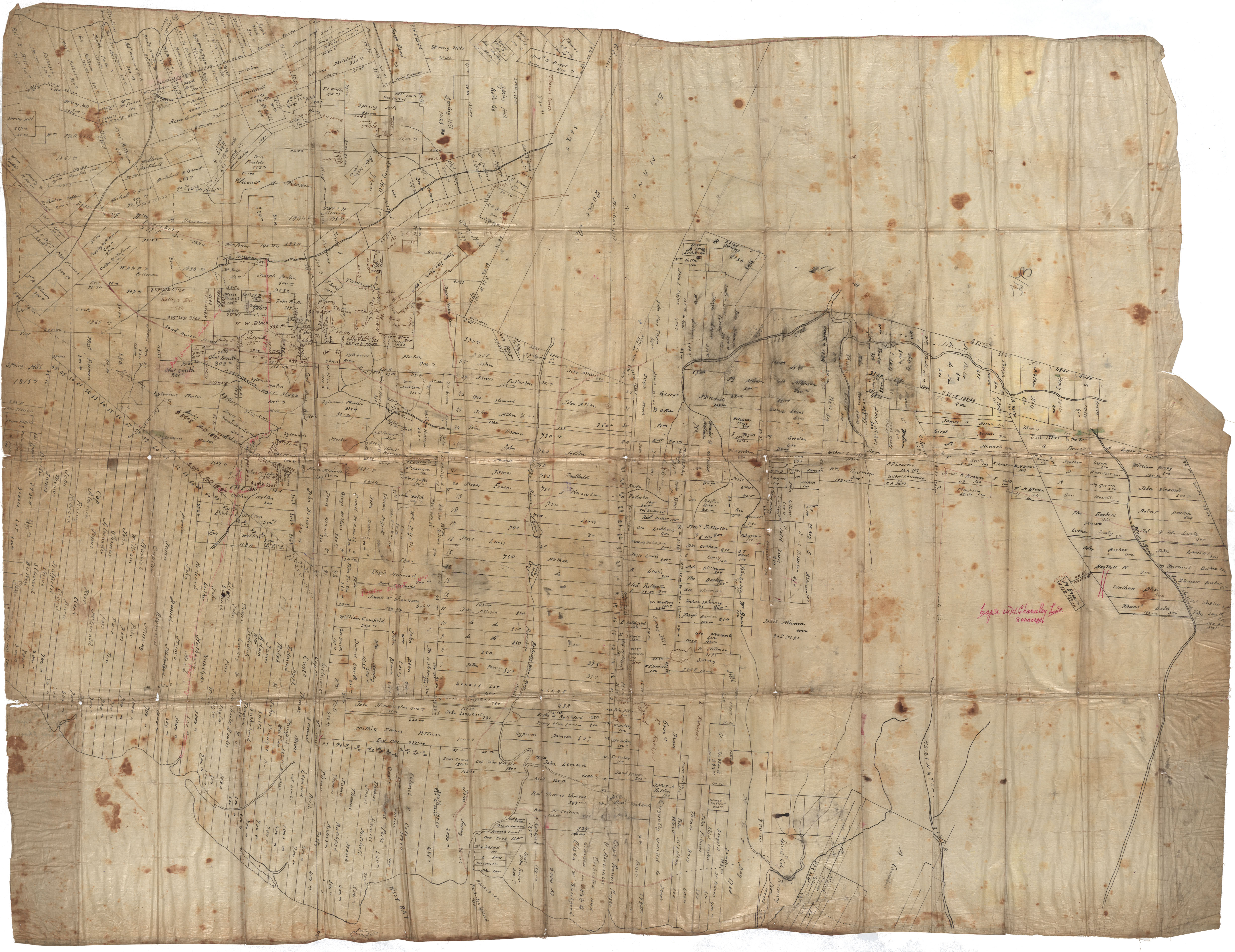 maps : Plan of Halfway river and Parrsboro Shore