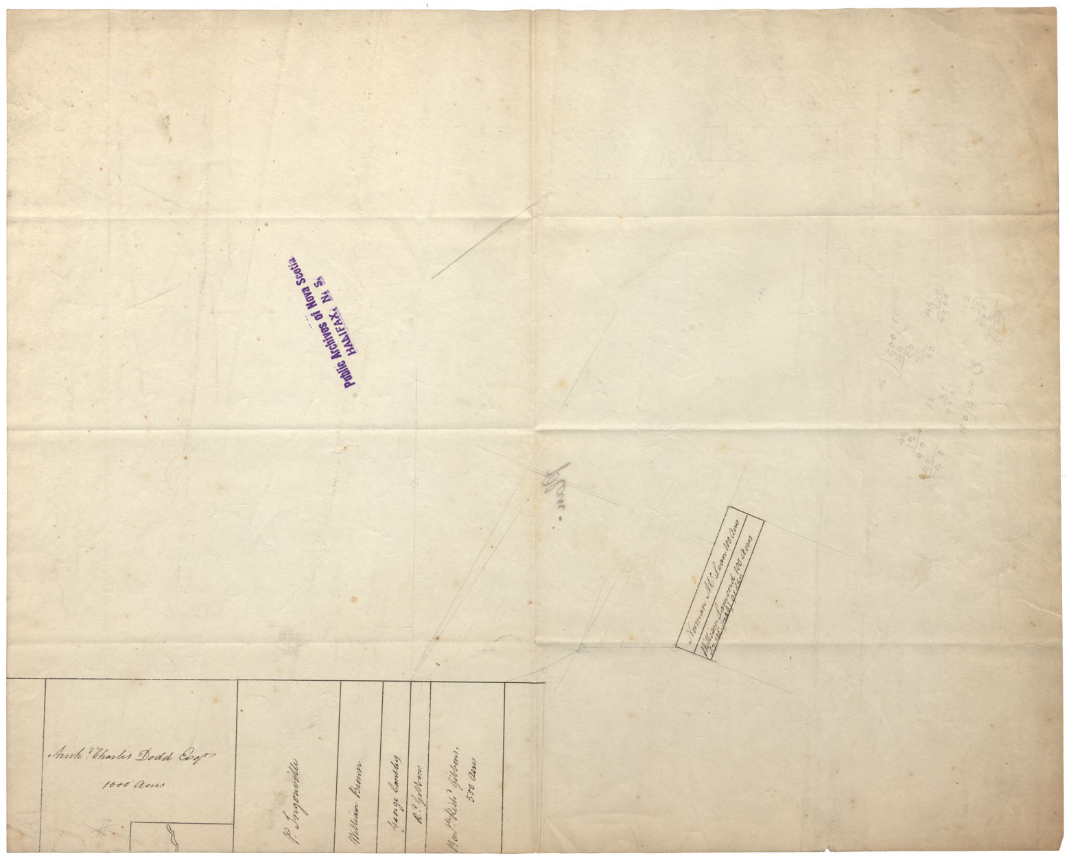 maps : Cape Breton Plan: c.1840