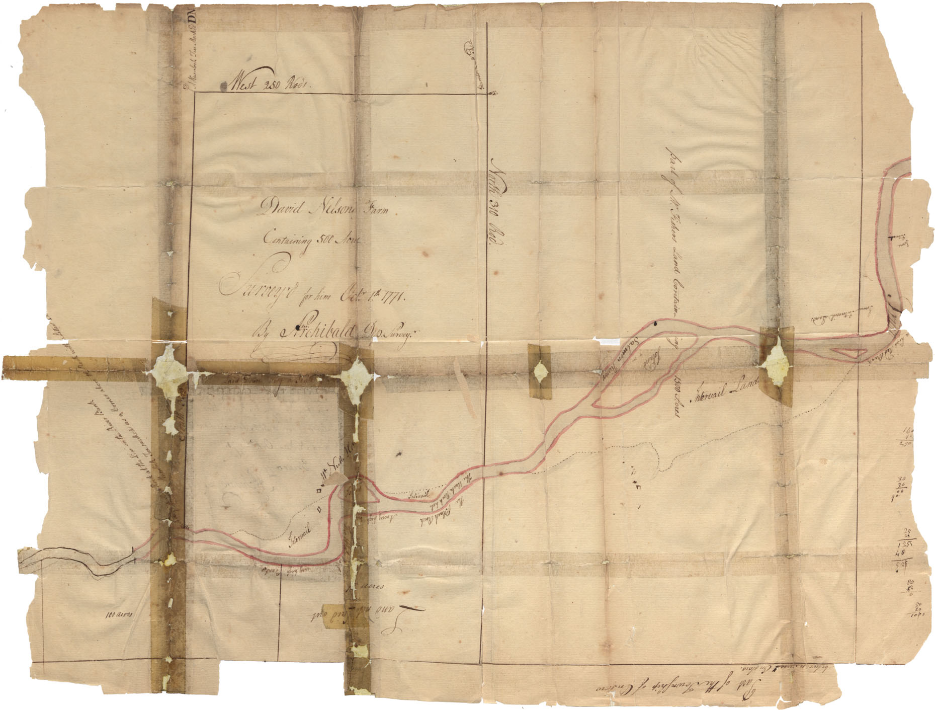 maps : Colchester County Salmon River 1771