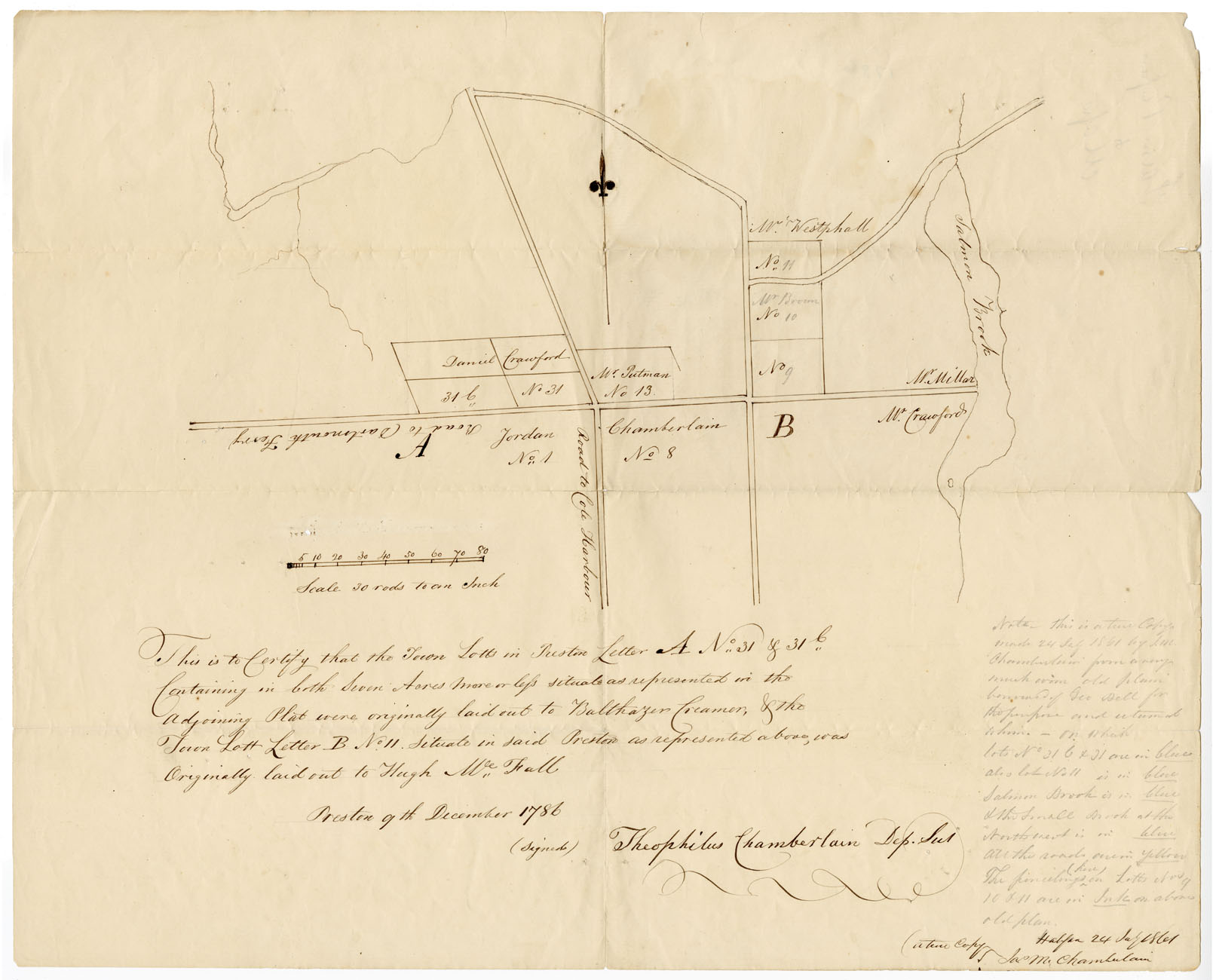 maps : Preston Letter A and Letter B