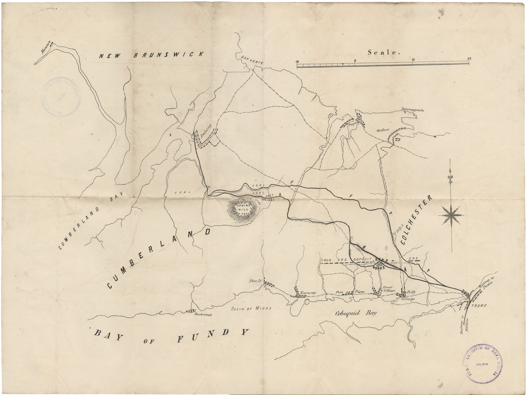 maps : Iron Ore Deposits Cumberland Co