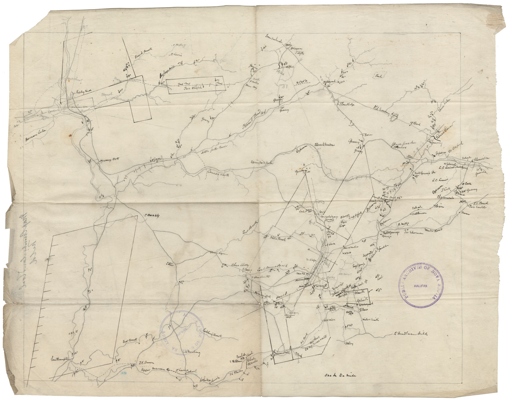maps : Map Cumberlands Coal Fields