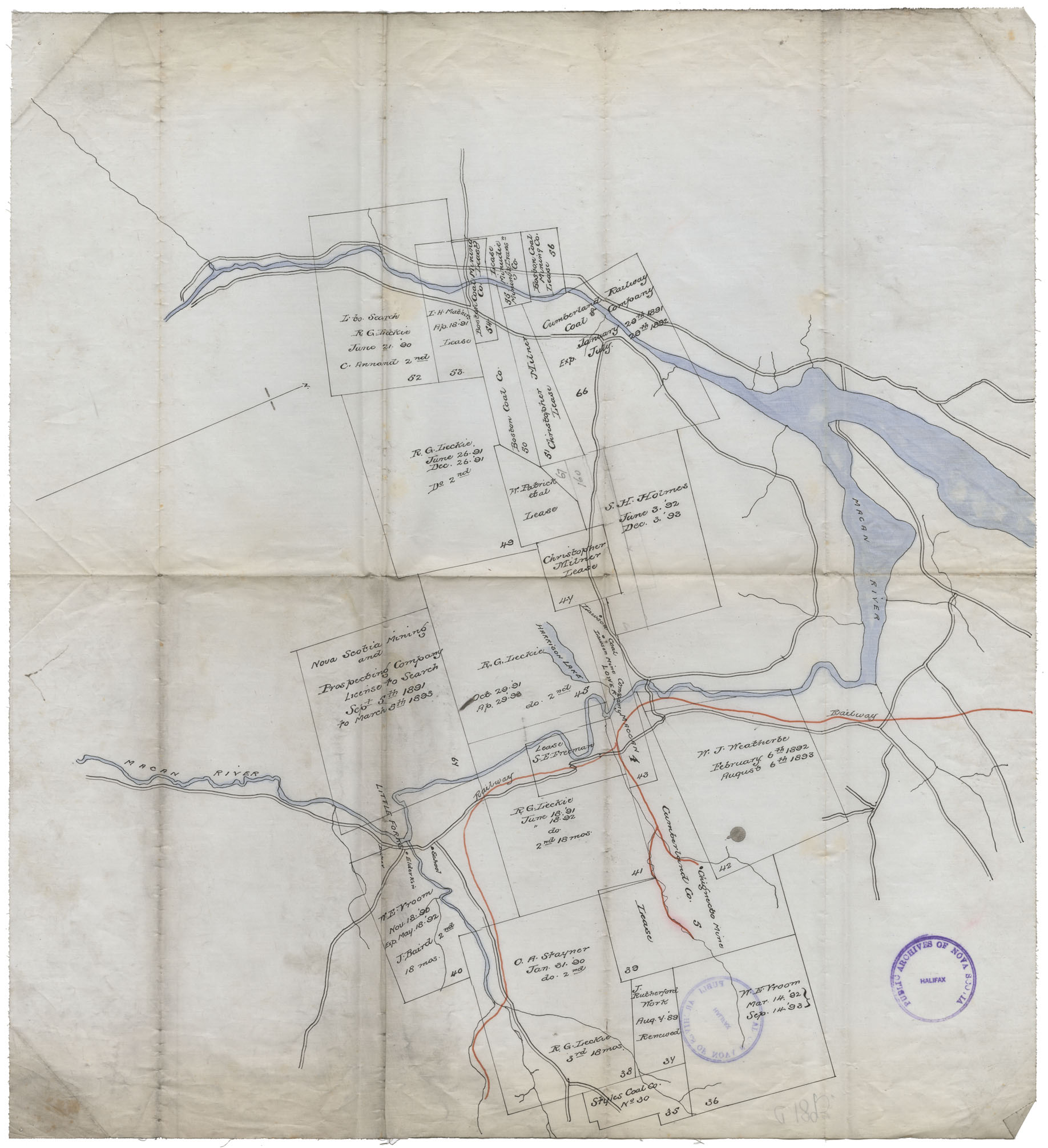 maps : Leases Macan River Area