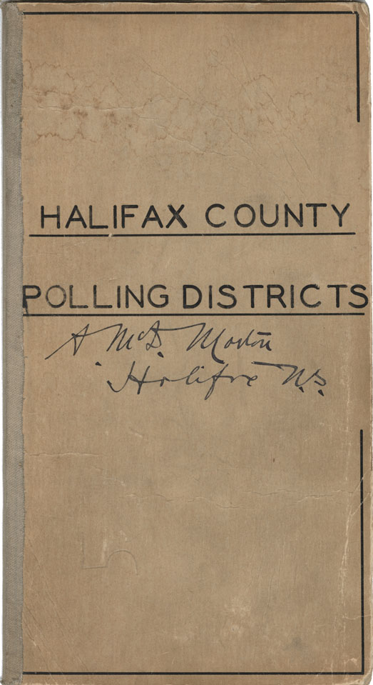 maps : Halifax County Electoral map