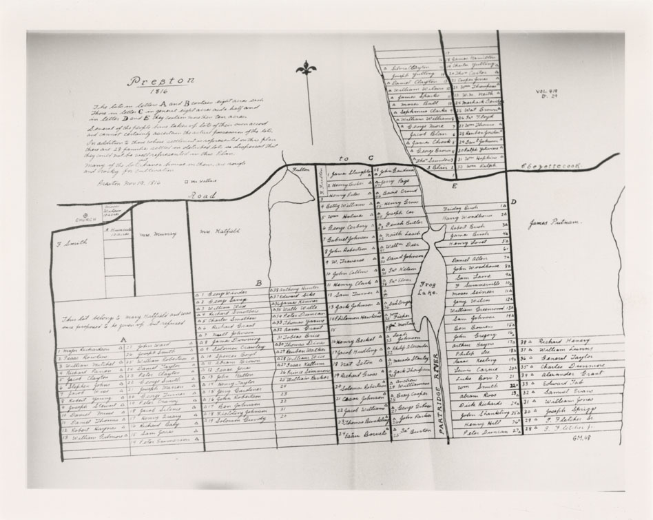 maps : Preston 1816 [Land Grants]