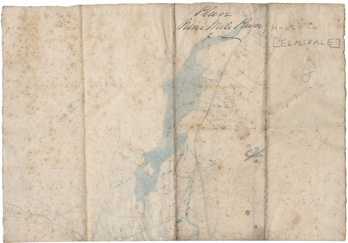 maps : Nine Mile River, Hants County-undated Land Grants