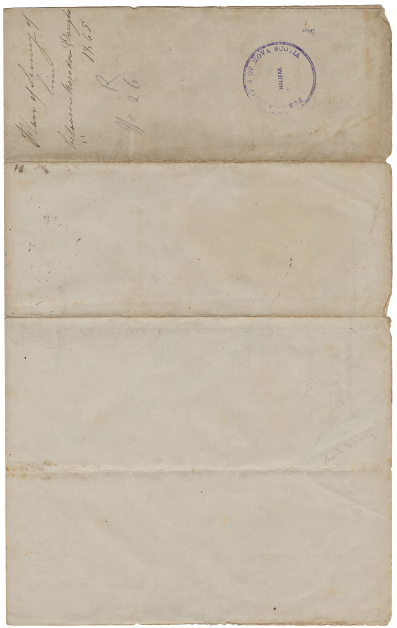 maps : Plan of Survey of line between Rawdon & Douglas Townships