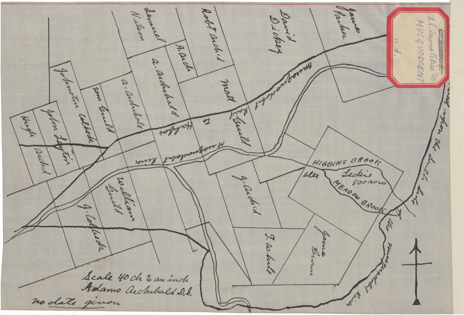 maps : Lands in the Musquodoboit Area