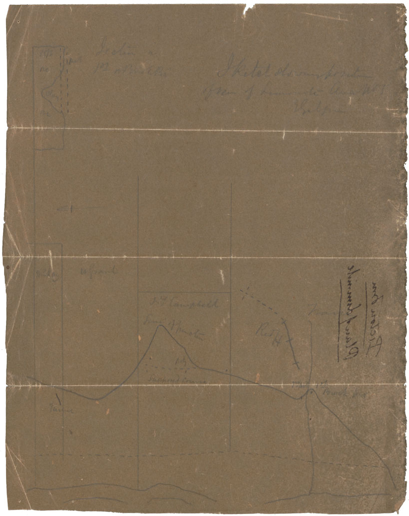 maps : Sketch showing position of vien of Limmile Area No5, Pictou Iron