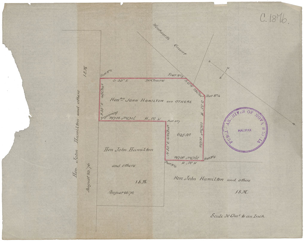 maps : Coal leases of John Hamilton