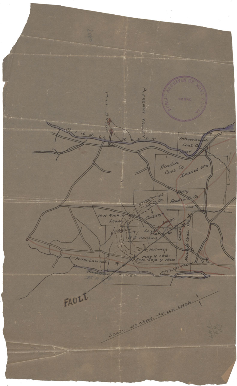maps : Pictou County Coal Leases