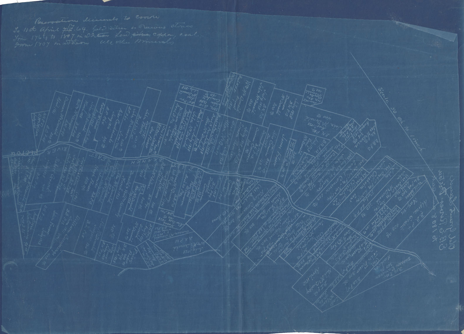 maps : Old Grants East Branch of East River Pictou Co