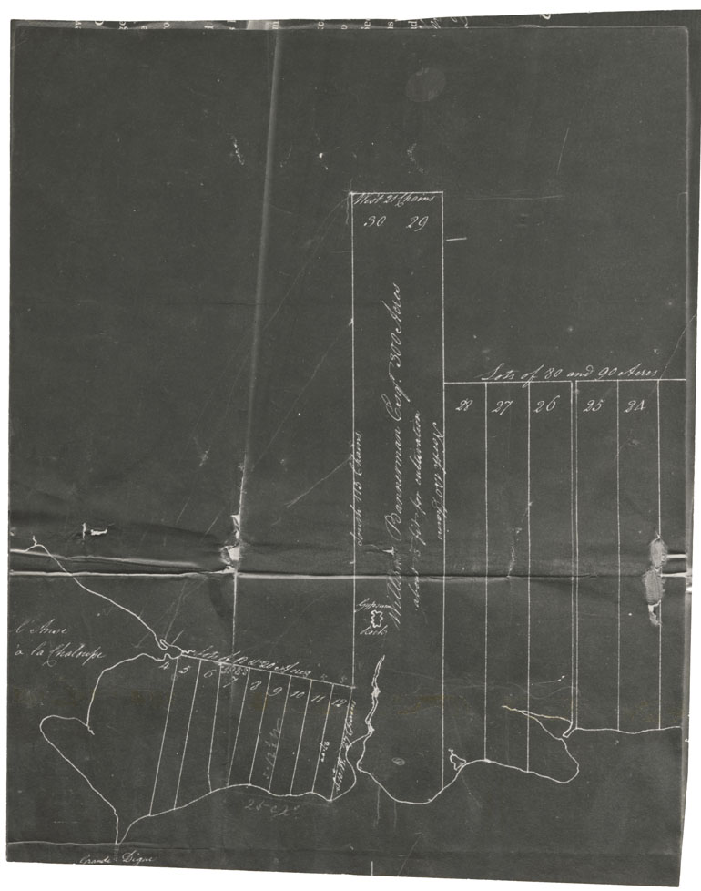 maps : [Grant of Land to William Bannerman at Lennox, Richmond County. 1820]