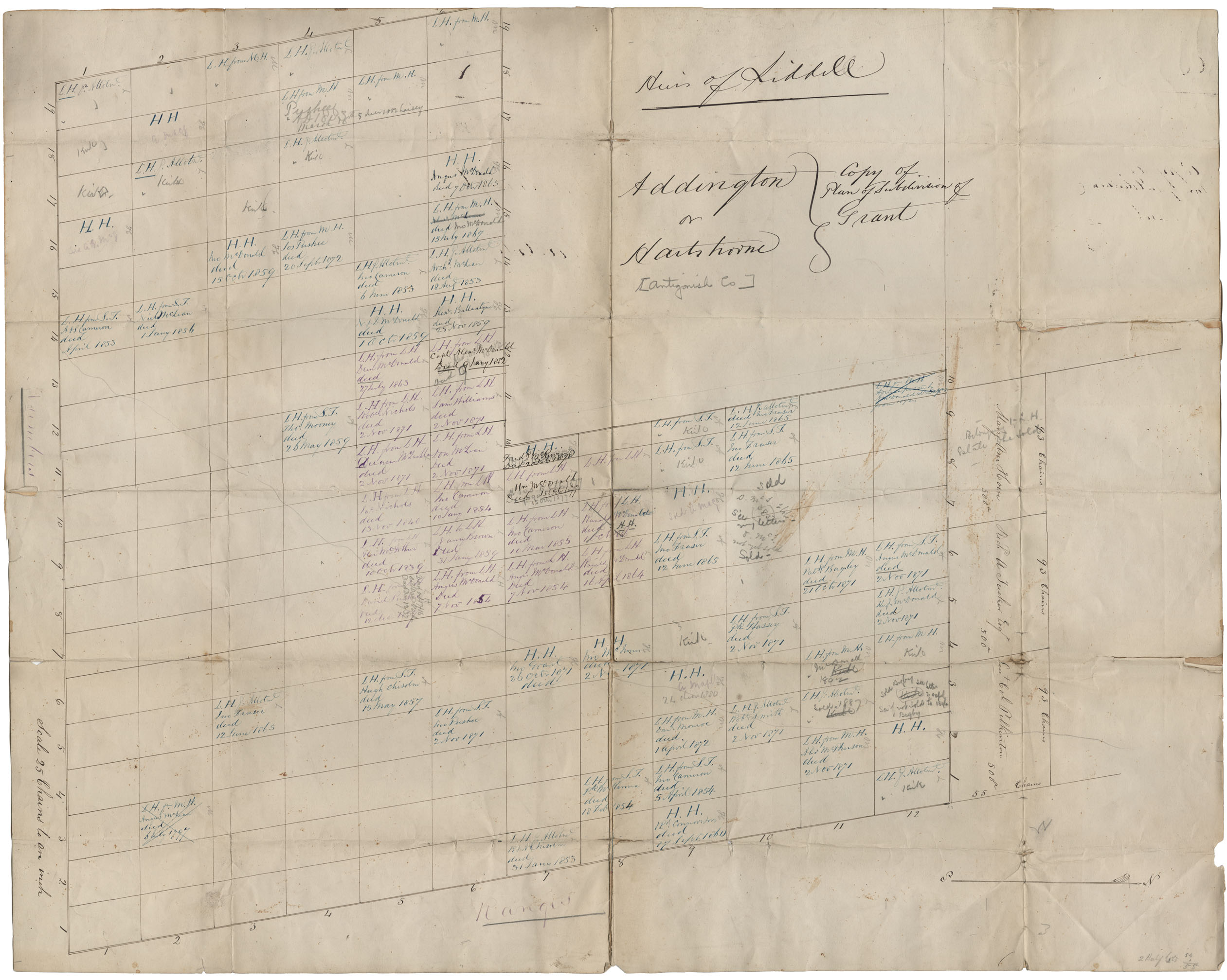 maps : Addington Forks, Antigonish County
