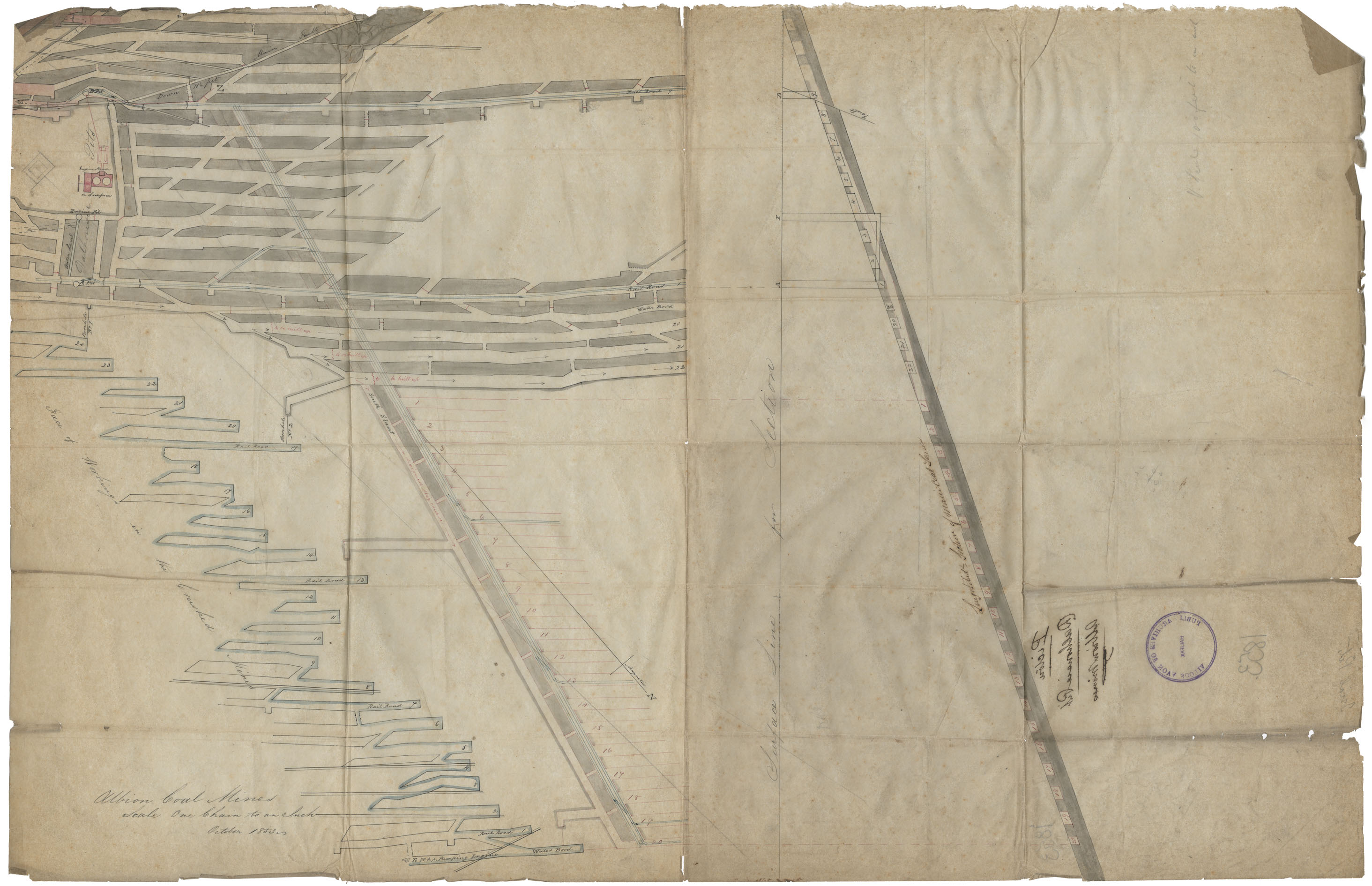 maps : Albion Coal Mines, Dalhousie Pit