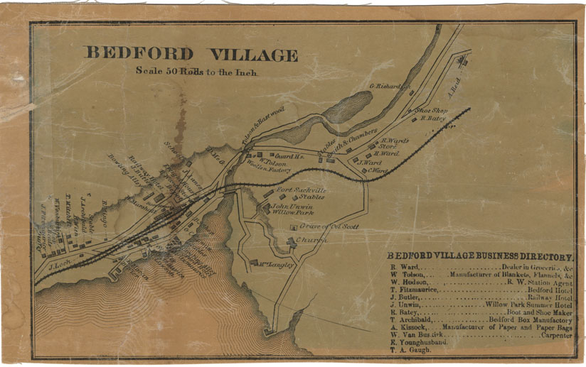 maps : Bedford Village, Halifax Co