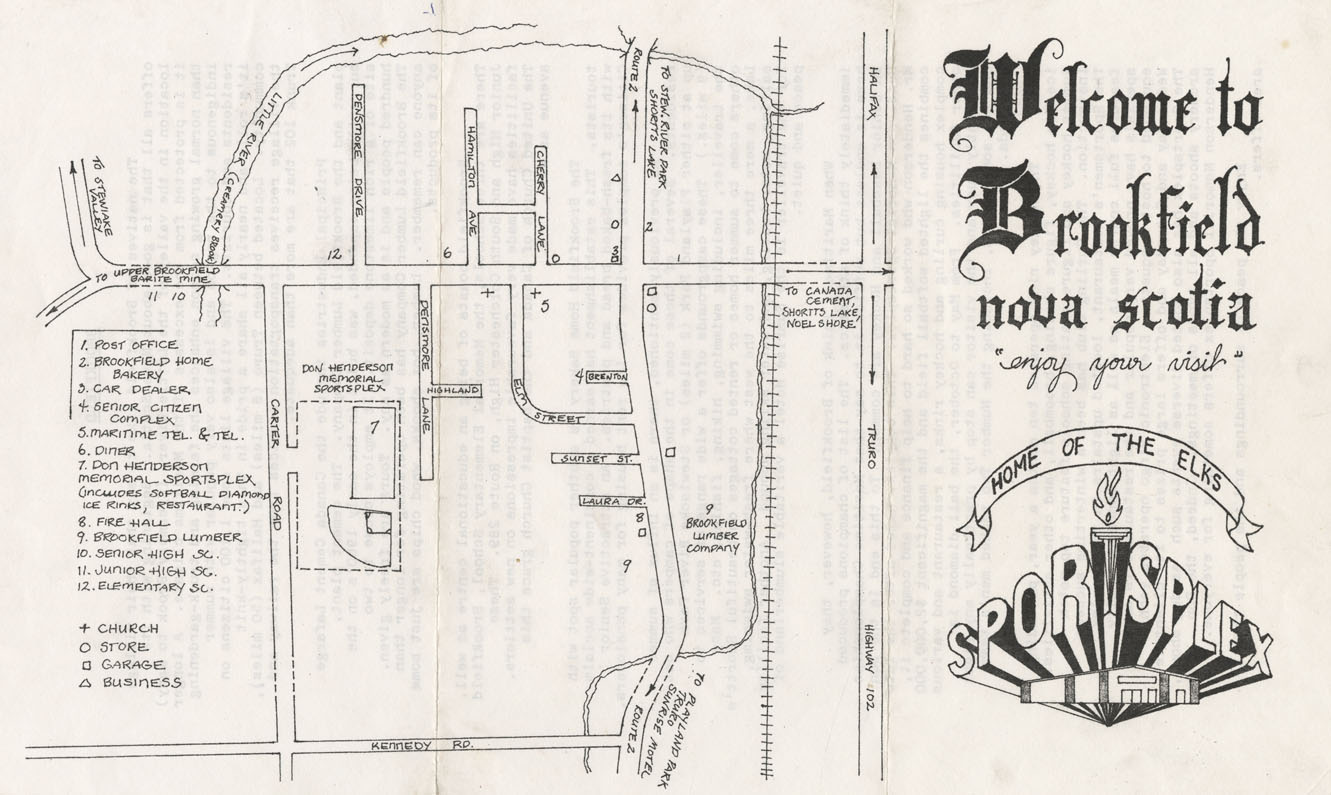 maps : Welcome to Brookfield, N.S.