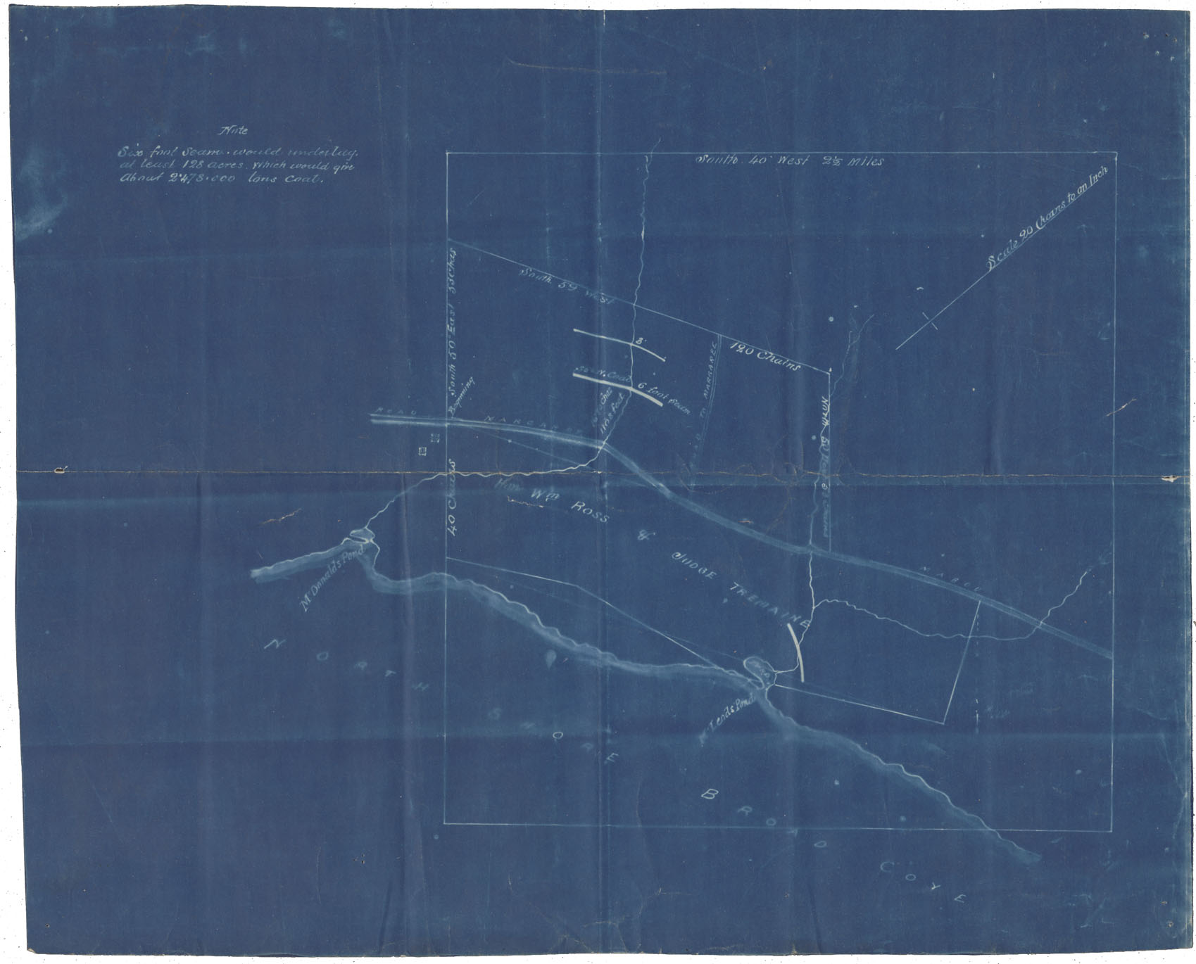 maps : Lease on Margrave to Mabou Rd, of Hon Wm Ross & Judge Tremaine