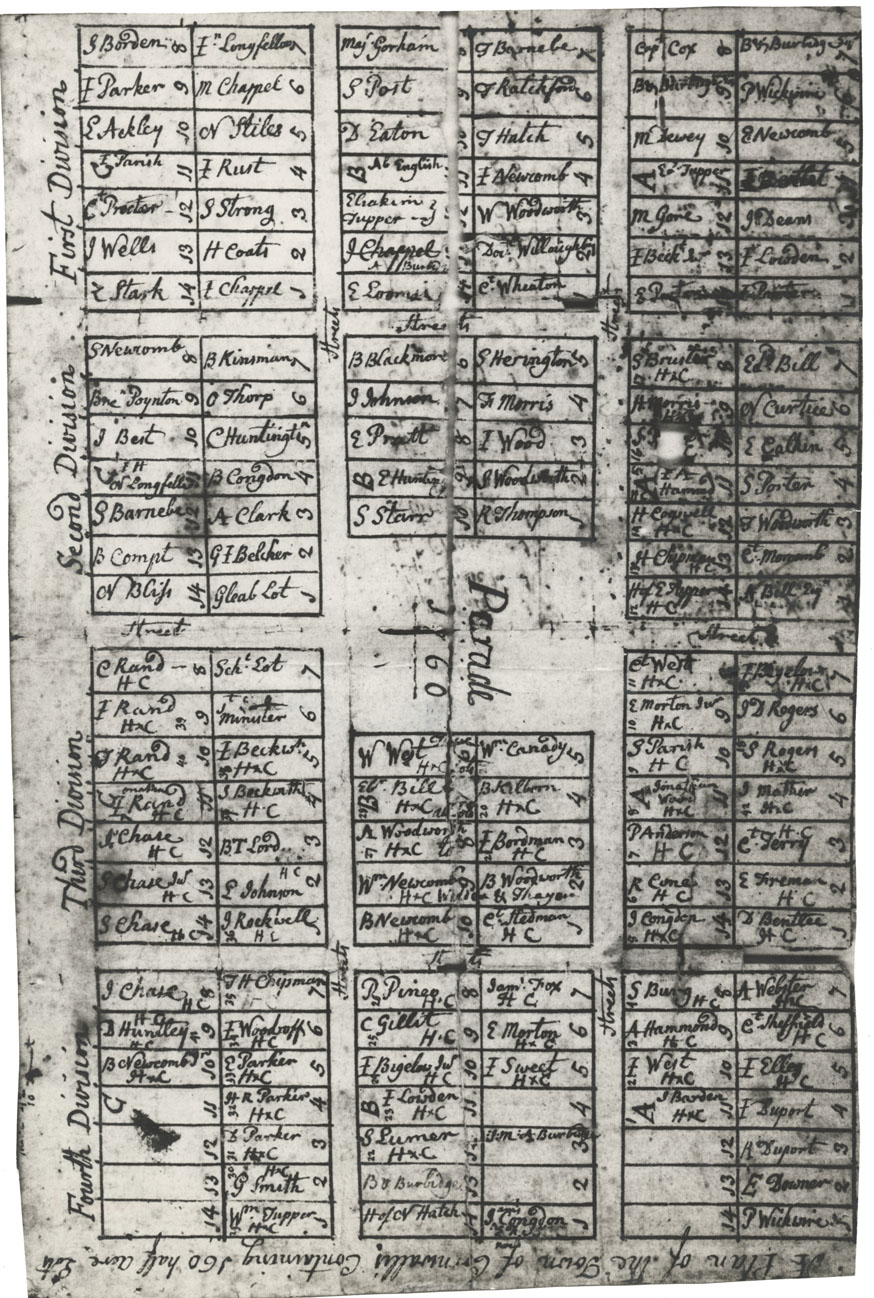 maps : A plan of the Town of Cornwallis