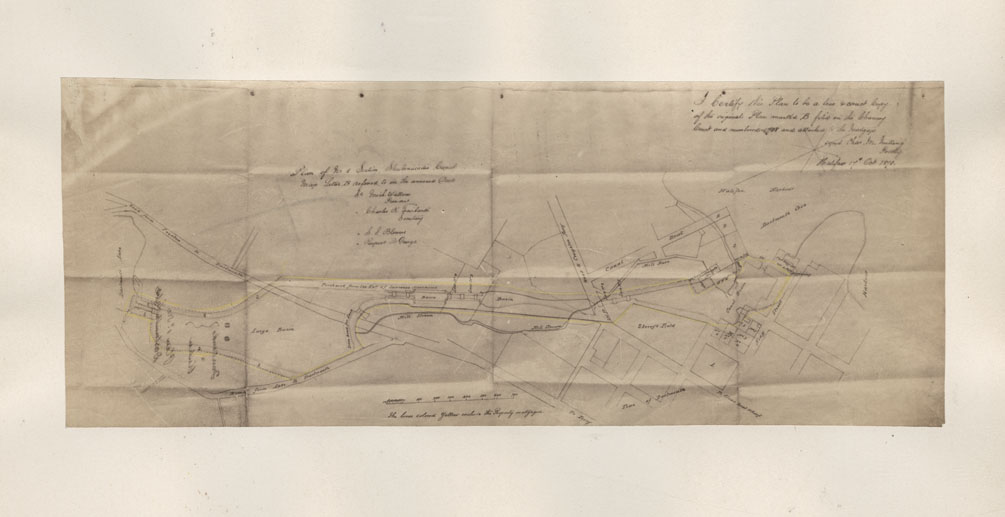 maps : Plan of No1 Section, Shubenacadie Canal Map Letter B (copy photostat)