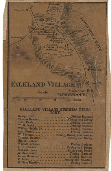maps : Falkland Village, Halifax County