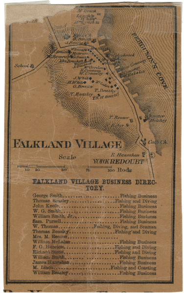 maps : Falkland Village