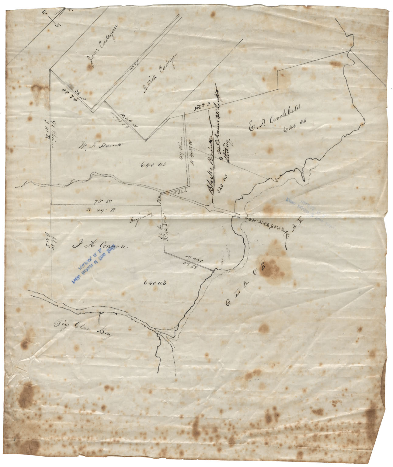 maps : Glace Bay-Land Grants