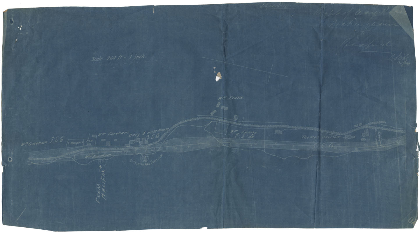 maps : Right of Way Rockingham to Bedford