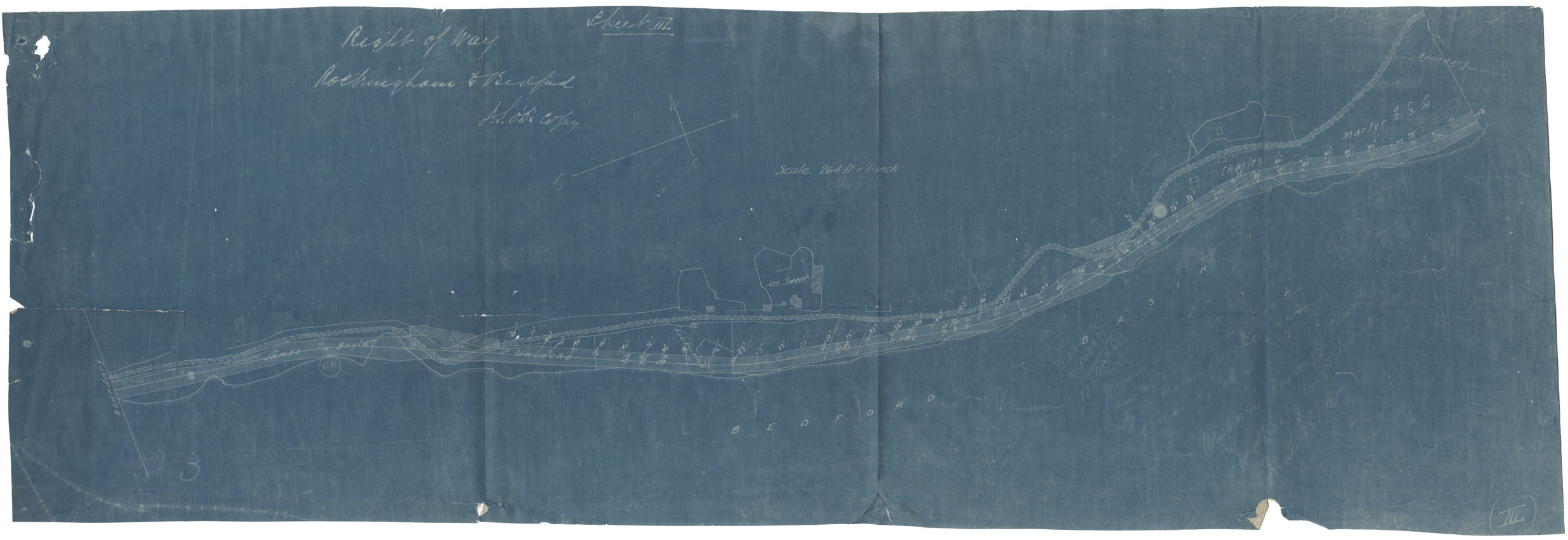 maps : Right of Way Rockingham to Bedford