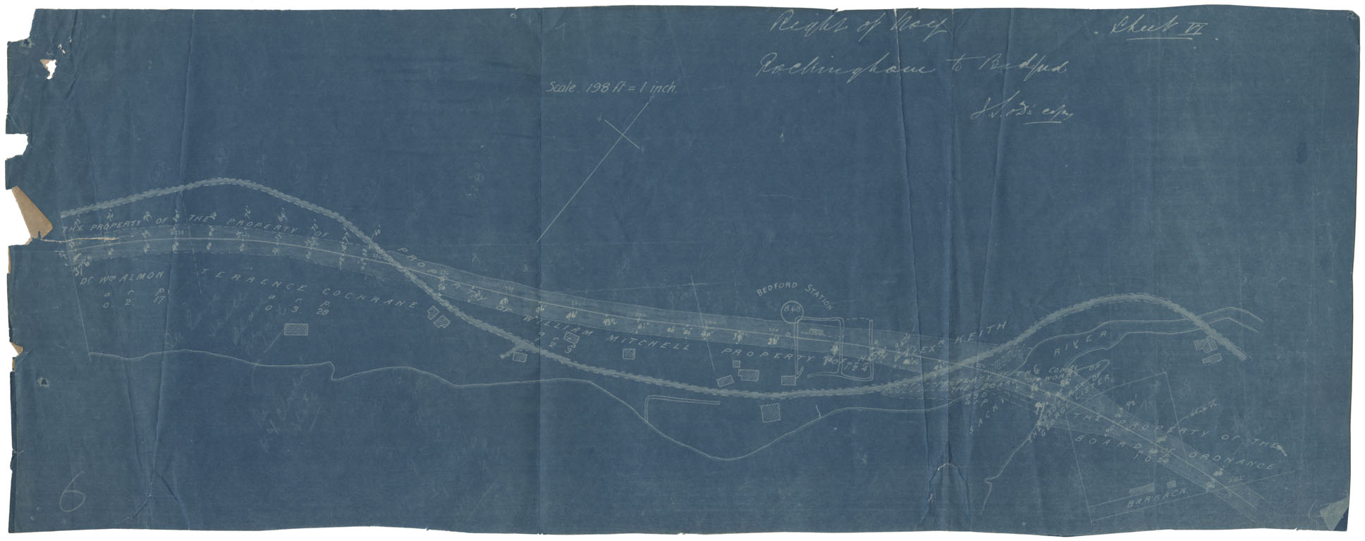 maps : Right of Way Rockingham to Bedford