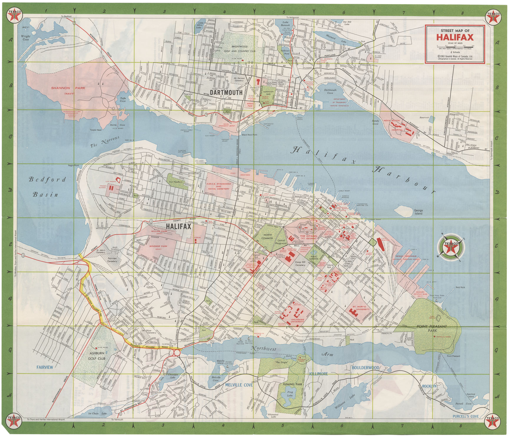 maps : Street Map of Halifax
