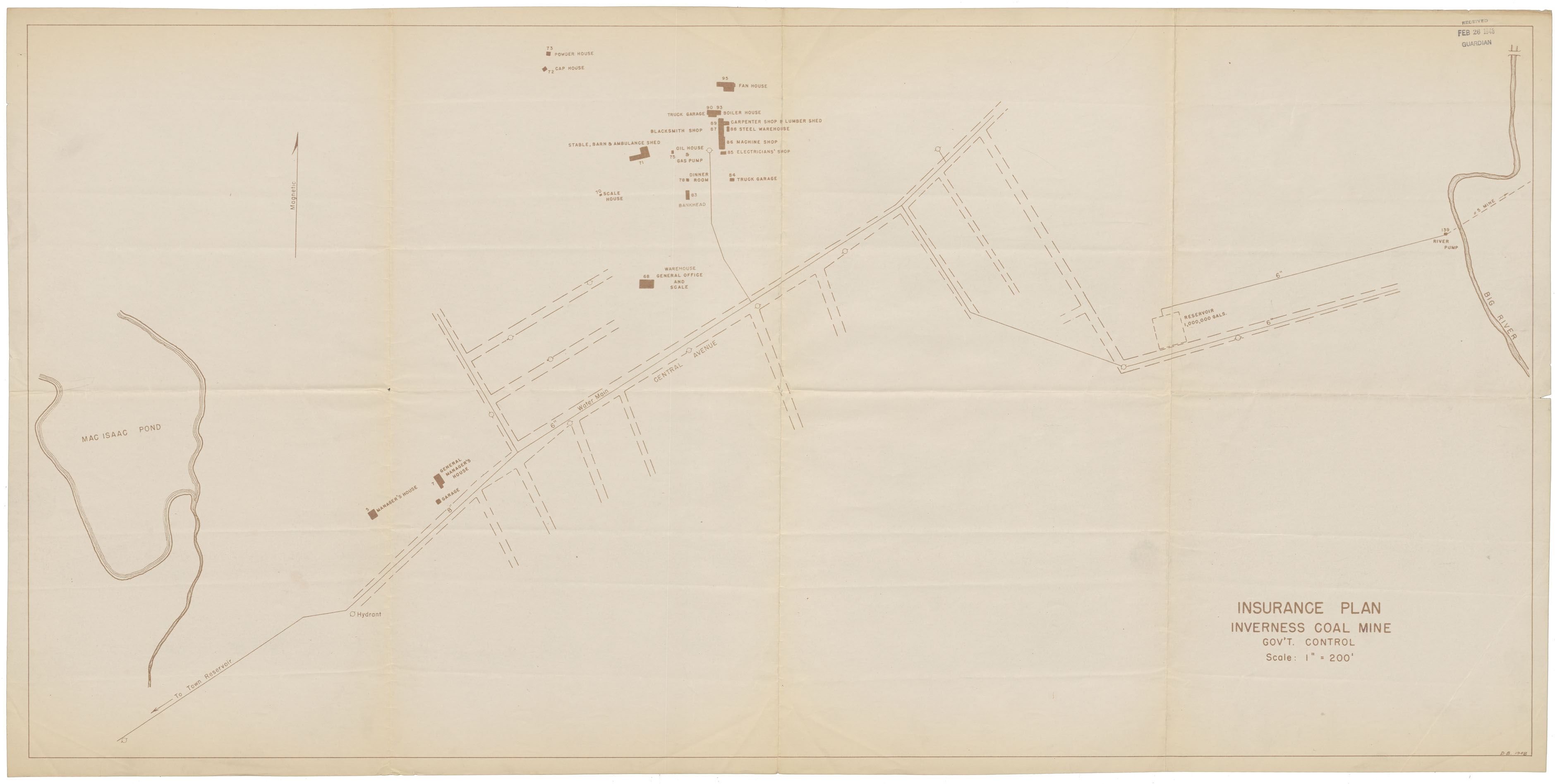 maps : Insurance Plan-Inverness Coal Mine